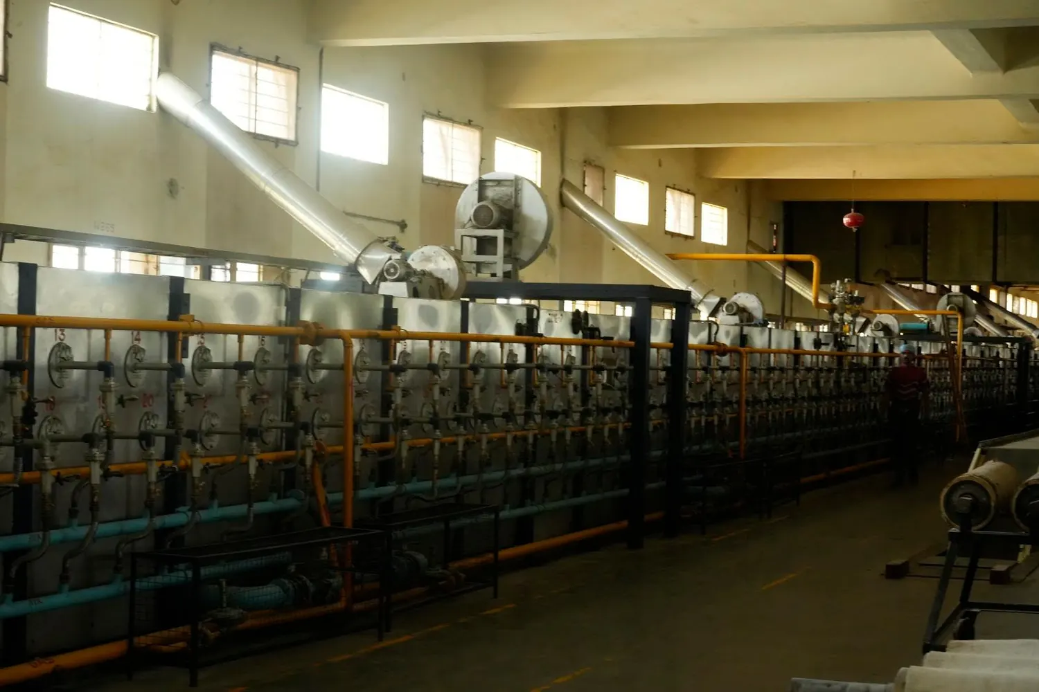Production hall at the Azamabad plant